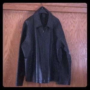 Men’s leather coat